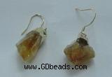 NGE08 13*18mm - 15*20mm nuggets citrine gemstone earrings wholesale