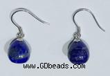 NGE426 10*10mm teardrop lapis lazuli earrings wholesale