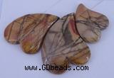 NGP08 Picasso jasper gemstone pendants set jewelry wholesale