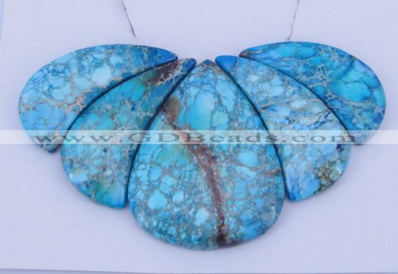 NGP106 Dyed imperial jasper gemstone pendants set jewelry wholesale