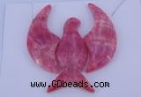 NGP109 Dyed rhodochrosite gemstone pendants set jewelry wholesale