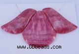 NGP112 Dyed rhodochrosite gemstone pendants set jewelry wholesale