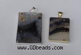 NGP1156 25*35mm - 40*50mm freeform montana agate pendants