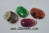 NGP1170 35*50mm - 45*70mm freeform agate gemstone pendants wholesale