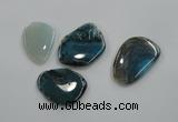 NGP1173 30*50mm - 35*60mm freeform agate gemstone pendants wholesale