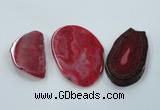 NGP1185 30*45mm - 60*80mm freeform agate gemstone pendants wholesale