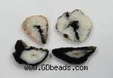 NGP1191 35*50mm - 50*80mm freeform agate gemstone pendants wholesale