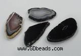 NGP1193 40*60mm - 50*70mm freeform agate gemstone pendants wholesale