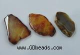 NGP1195 30*60mm - 45*75mm freeform agate gemstone pendants wholesale