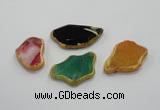 NGP1201 30*40mm - 40*55mm freeform agate gemstone pendants wholesale