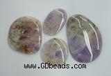 NGP1239 40*50mm - 60*80mm freeform lavender amethyst pendants wholesale