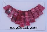 NGP124 Dyed rhodochrosite gemstone pendants set jewelry wholesale