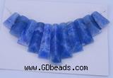 NGP125 Dyed blue lace agate gemstone pendants set jewelry wholesale