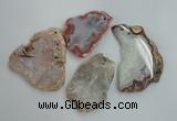 NGP1270 40*50mm - 60*80mm freeform agate gemstone pendants wholesale