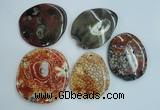 NGP1278 45*55mm - 60*70mm freeform agate gemstone pendants wholesale