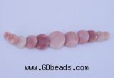 NGP130 Fashion pink opal gemstone pendants set jewelry wholesale