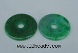 NGP1373 7*50mm - 8*55mm donut agate gemstone pendants