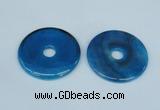 NGP1374 7*50mm - 8*55mm donut agate gemstone pendants