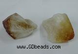 NGP1418 25*35mm - 30*40mm nuggets citrine gemstone pendants