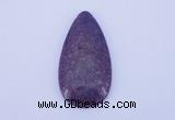 NGP143 2pcs 30*60mm teardrop kunzite gemstone pendants