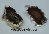 NGP1474 30*40mm - 40*50mm freeform agate gemstone pendants