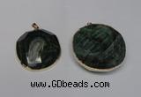 NGP1530 50*55mm - 55*60mm freeform druzy agate pendants