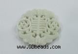 NGP1601 65*68mm Carved natural hetian jade pendants wholesale