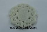 NGP1603 71*71mm Carved natural hetian jade pendants wholesale