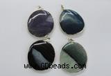 NGP1705 35*45mm - 45*50mm freeform agate gemstone pendants