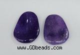 NGP1866 40*52mm - 40*58mm freeform agate gemstone pendants