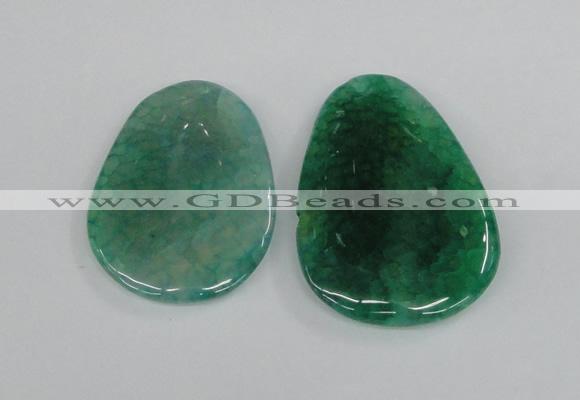 NGP1868 40*52mm - 40*58mm freeform agate gemstone pendants