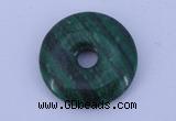 NGP215 5*25mm fashion dyed malachite gemstone donut pendant