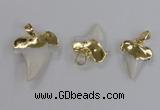 NGP2320 18*25mm - 25*30mm teeth-shaped shell pendants