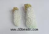 NGP2398 15*40mm - 20*60mm freefrom natural coral pendants