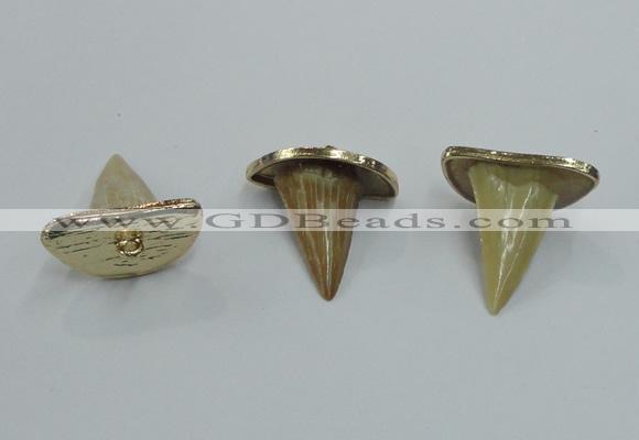 NGP2499 18*20mm - 22*25mm shark teeth pendants wholesale