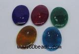 NGP2751 35*50mm oval agate gemstone pendants wholesale