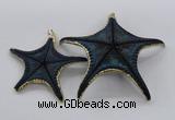 NGP2765 50*55mm - 75*85mm starfish pendants wholesale