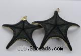 NGP2766 50*55mm - 75*85mm starfish pendants wholesale