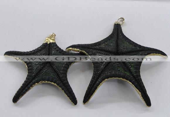 NGP2766 50*55mm - 75*85mm starfish pendants wholesale