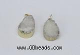 NGP2772 18*25mm - 20*30mm freeform druzy agate pendants