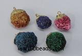 NGP2918 15*20mm - 25*30mm freeform desert rose pendants wholesale