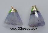 NGP2962 20*35mm - 30*45mm freeform druzy agate pendants