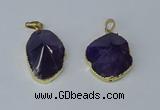 NGP3162 22*30mm - 25*35mm freeform amethyst gemstone pendants