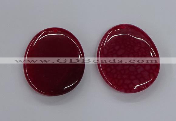 NGP3232 42*52mm - 45*55mm freeform agate gemstone pendants