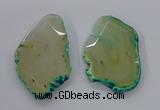 NGP3243 55*65mm - 50*75mm freeform agate slab pendants