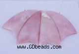 NGP33 Fashion pink opal gemstone pendants set jewelry wholesale