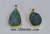 NGP3479 18*25mm - 20*30mm freeform druzy agate gemstone pendants