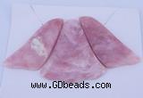 NGP35 Fashion pink opal gemstone pendants set jewelry wholesale