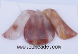 NGP40 Fashion red quartz gemstone pendants set jewelry wholesale