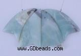 NGP44 Fashion amazonite gemstone pendants set jewelry wholesale